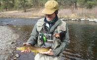 Flyfishing on the South Platte R. in Colorado
